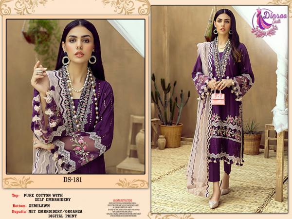 Dinsaa Adans Libas Vol 1 Summer Designer Pakistani Suit Collection